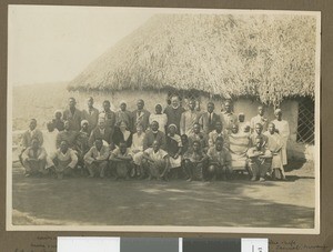 Ministers and staff at Chogoria, Kenya, 29 September 1929