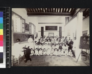 Kindergarten class, Quanzhou, China, ca. 1910-1925