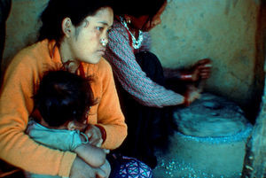 A typical day for women in rural Nepal is like this: After serving tea and khadja she starts wi