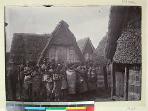 Manambondro village and inhabitants, Madagascar, 1893