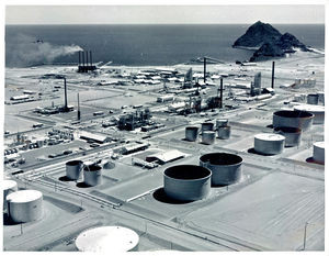 British Petroleum Refinery at Little Aden