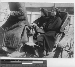 Maryknoll Sisters traveling in Manchuria, China, ca.1937