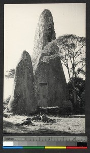 Granite rock formations, Morgenster Mission, Zimbabwe, ca. 1920-1940