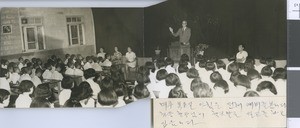 President Hardin addressing Thursday assembly