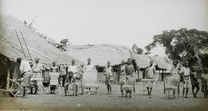 Chair making, Congo, ca. 1920-1930