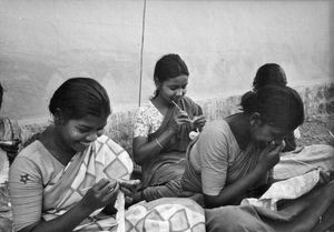 Danish Santal Mission, Bangladesh, March 1985. From the vocational training program of BLM-D. G