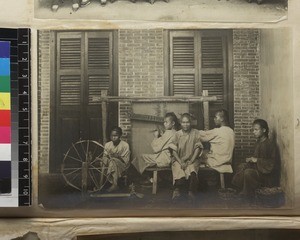 Pupils at the Blind School, Quanzhou, China, 1897