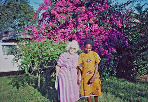 Missionary Nurse Ellen Margrethe Christensen, leader of the clinic work at Izymbia, the North W