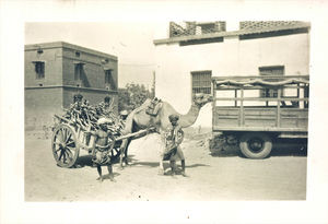 Outside Hospital in Sheikh Ottmann. 1955