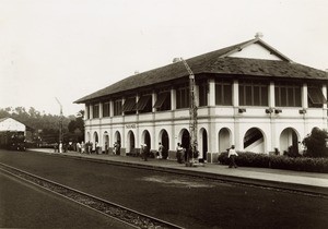 Train station of Yaounde, in Cameroon