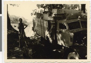 Lombardo's car, Ethiopia, 1952