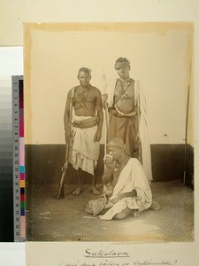 Sakalava warriors, Madagascar, ca.1895