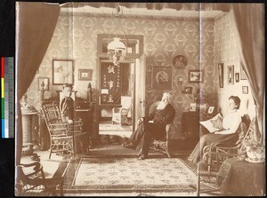 Missionaries in Hartwell residence in Hwanghsien, Shandong, China, ca.1908