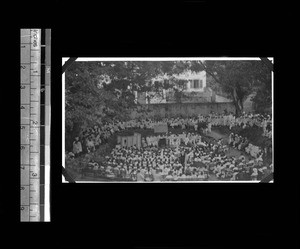 Mother's day gathering, Shantou, Guangdong, China, 1922