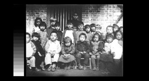 University kindergarten class, Chengdu, Sichuan, China, 1942