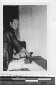 A Laundress at Danzhu, China, 1941