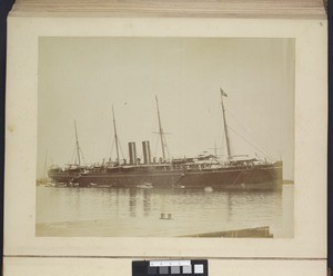 S.S. Himalaya in port, India, ca.1900-1922