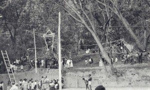 Church fair in the garden of the christian community home, in Madagascar