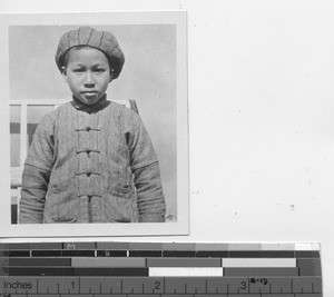 A school boy at Yangjiang, China, 1925