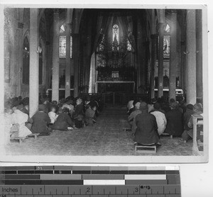 A chapel at Jiaying, China, 1931