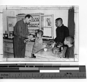 Fr. Constantine F. Burns in Yunfu, China, 1947