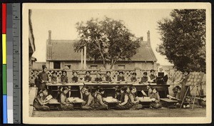 Classroom at girls school, Shenyang, China, ca.1920-1940