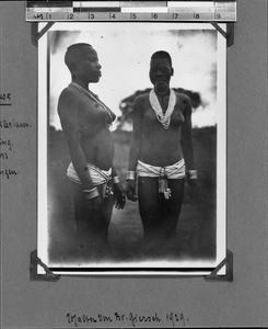 Two Safwa female students, Tanzania