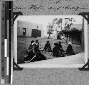 Sick persons in the waiting room, South Africa East