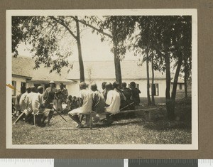 Outdoor service, Chogoria, Kenya, ca.1930