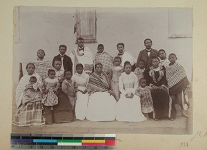 Malagasy wedding, Antsirabe, Madagascar, 1901