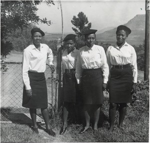 Pupils of the Normal School for girls of Morija