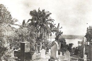 European churchyard at Calabar, Nigeria, ca. 1943