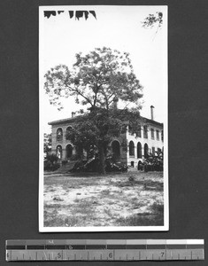 Faculty apartment building at Fukien Christian University, Shaowu, Fujian, China, 1940