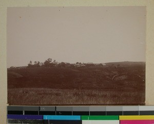 Distant view of Ambohimasina Mission Station, Madagascar, 1901