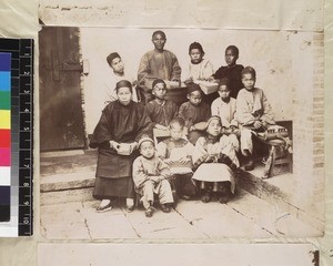 Pupils at the School for the Blind, Quanzhou, Fujian Province, China, ca. 1895