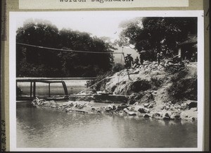 Chinese building a bridge