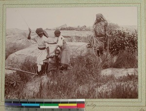 Scene from "Determined to kill Ibotsy", Madagascar, 1901