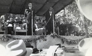 Visit of the reverend Boegner in Madagascar