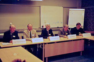 Country meeting at Nyborg Strand. From left Jørgen Nørgaard Pedersen, Lars Andrupgård, Thorvald