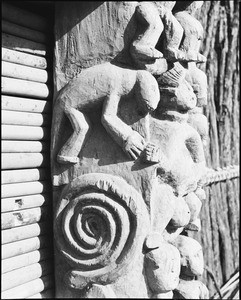 Detail of a door, in Bazou