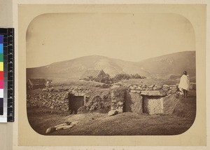 View of tombs, Madagascar, ca. 1890