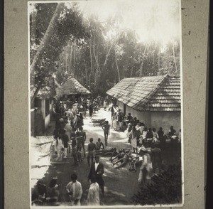 At a festival for a deity in Kudupu. 1928