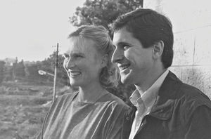 Susanne Brown (associate missionary) and her husband Mark Brown. Residents north of Jerusalem