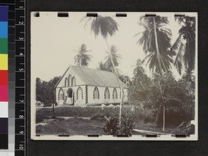 View of church, Jamaica, ca. 1920