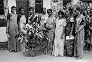 Siloam Girl's Boarding School, Tirukoilur, Tamil Nadu, South India. The 50th anniversary of Mis