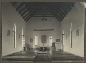 Inside the church of Mbaga, Mbaga, Tanzania, ca.1929-1940