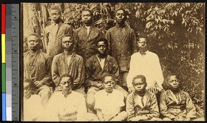 Catechists at the mission, Ituri, Congo, ca.1920-1940