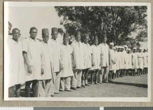 Hospital staff, Chogoria, Kenya, ca.1949