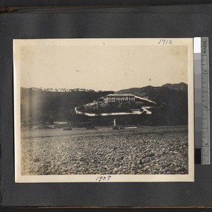 Walled missionary compound at Ing Tai, Fujian, China, ca. 1909