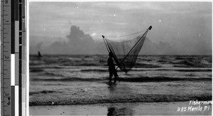 Fisherman, Manila, Philippines, ca. 1920-1940